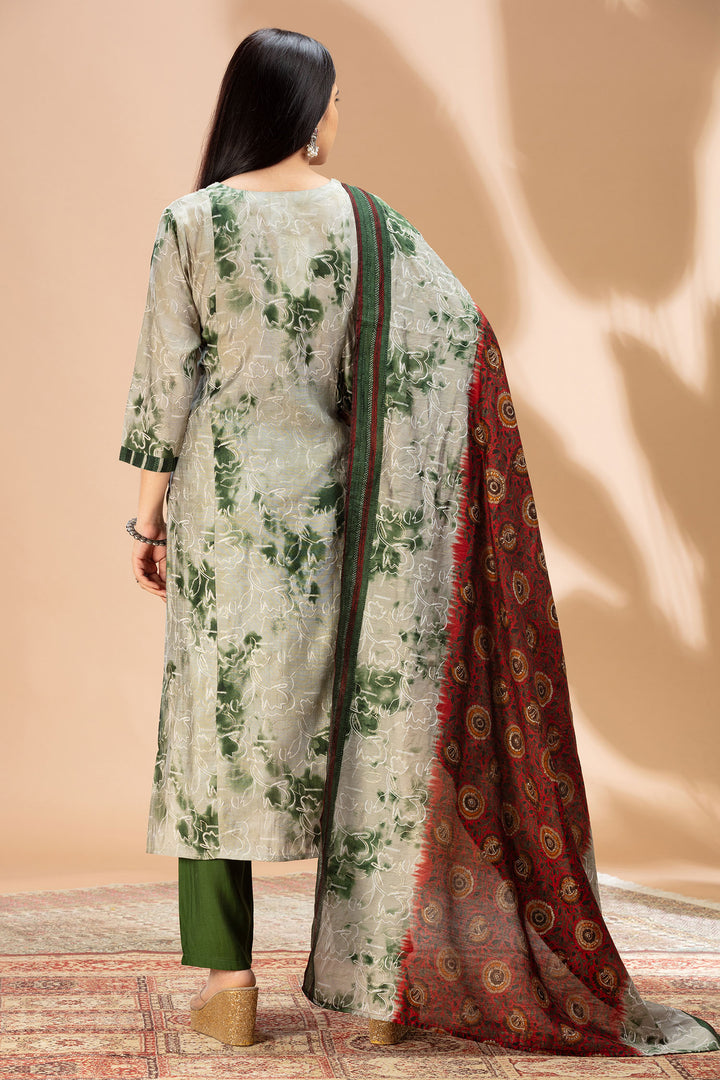 Pastle Green Cotton Suit Set