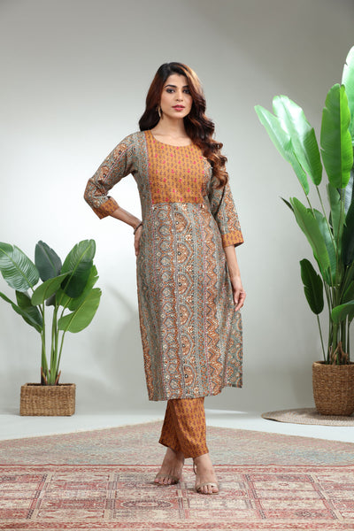 sample 2 pcs  MUSTARD 2 PIECE SET