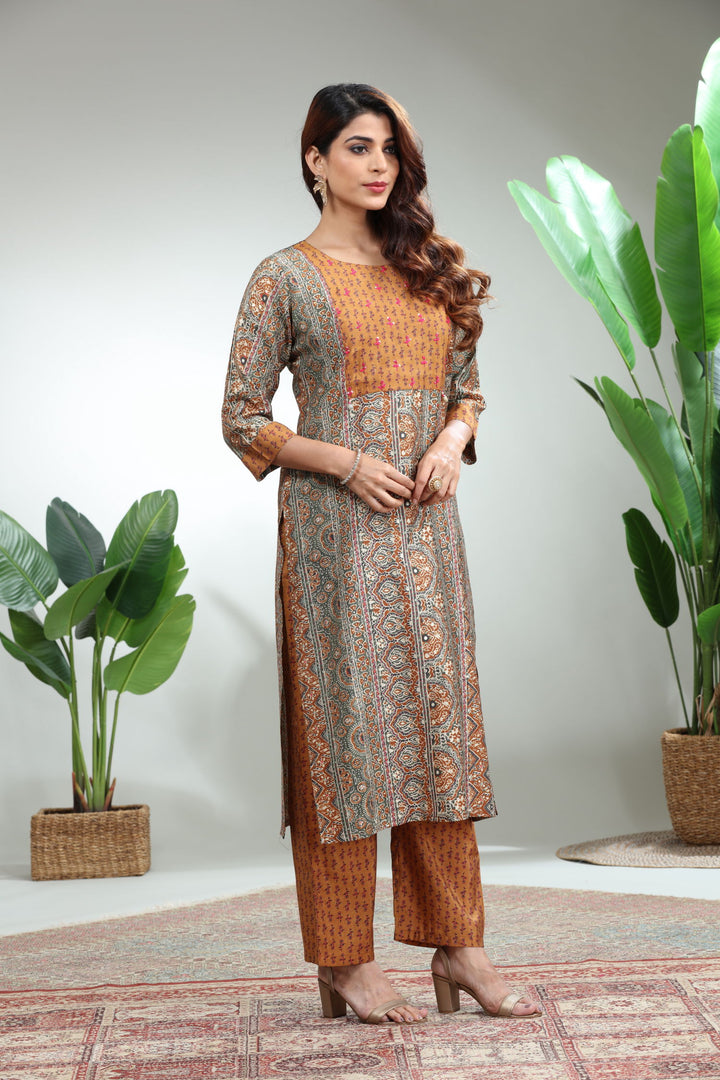 sample 2 pcs  MUSTARD 2 PIECE SET