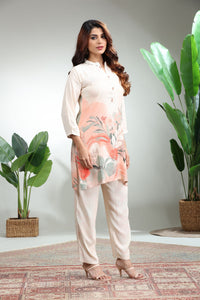 CREAM Printed Co- Ords,GO-759 4