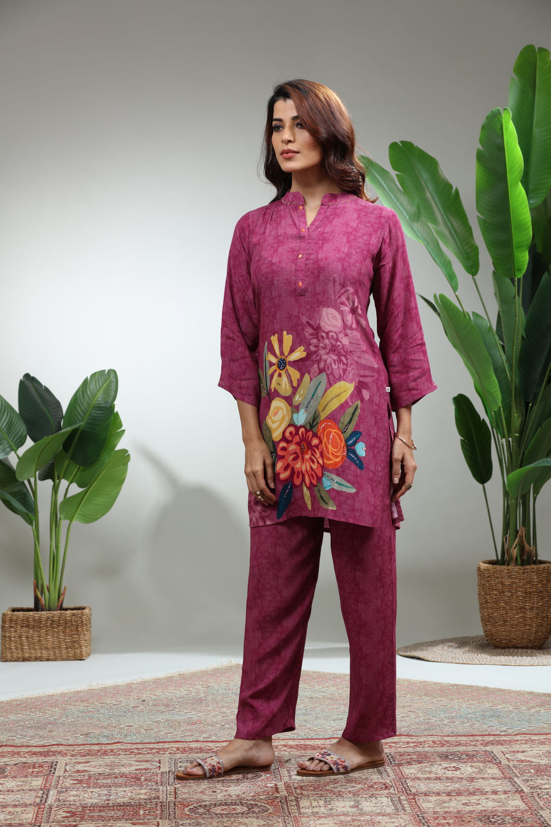 GO-813 Multicolor Printed Co-Ords
