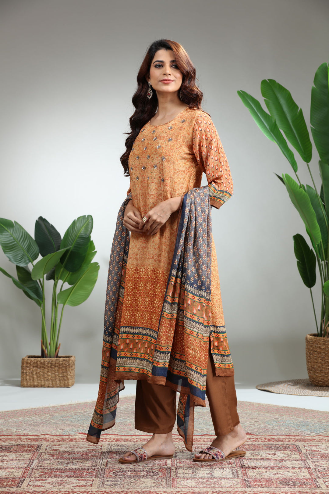 GO-813 Multicolor Printed Co-Ords