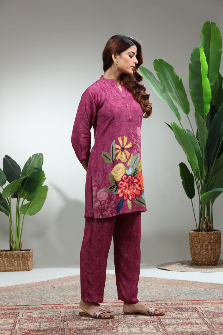 GO-813 Multicolor Printed Co-Ords