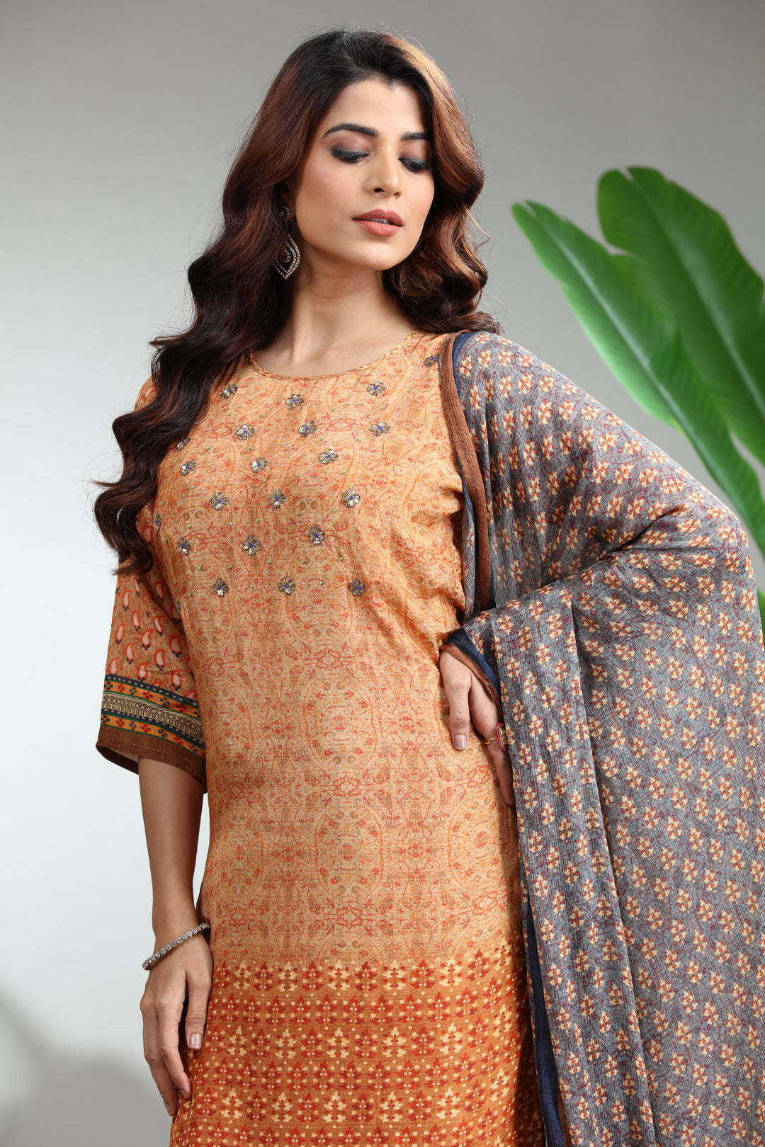 GO-813 Multicolor Printed Co-Ords