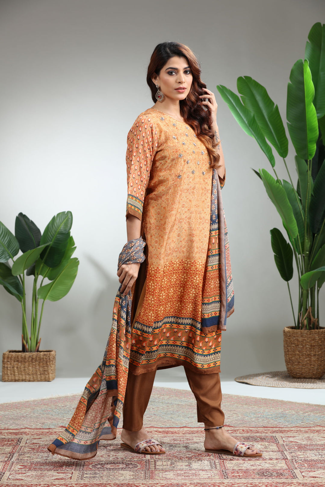 GO-813 Multicolor Printed Co-Ords