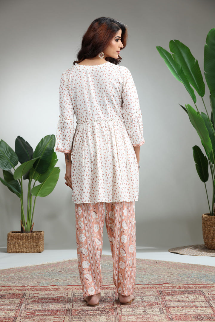 Grey Printed Flared Dress,GO-818
