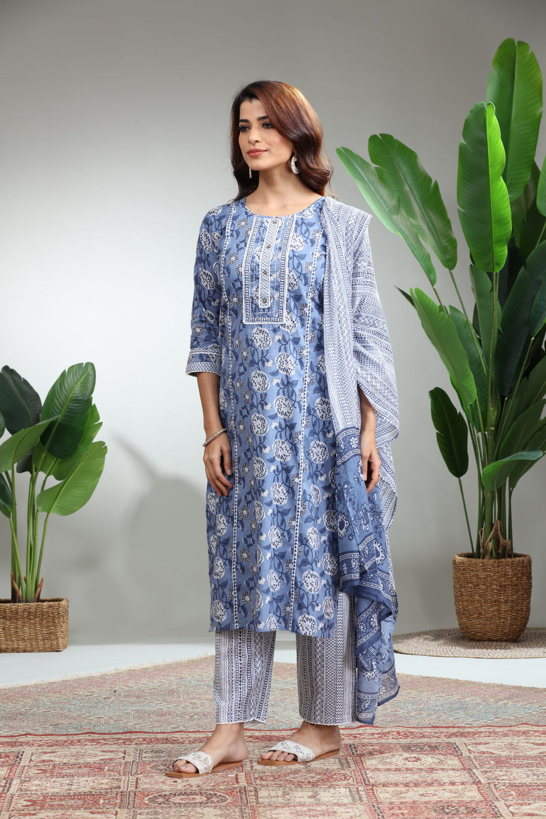 Pink Kurti With Pant,GO-822