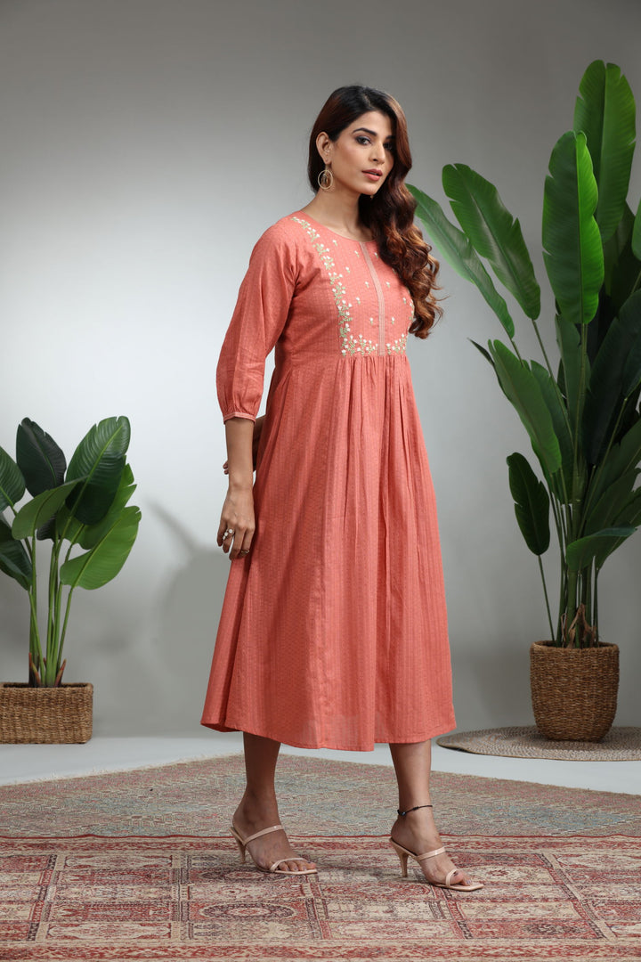 ORANGE DRESS,GO-832