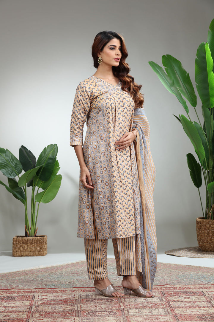 CREAM 3 PIECE SET,GO-842
