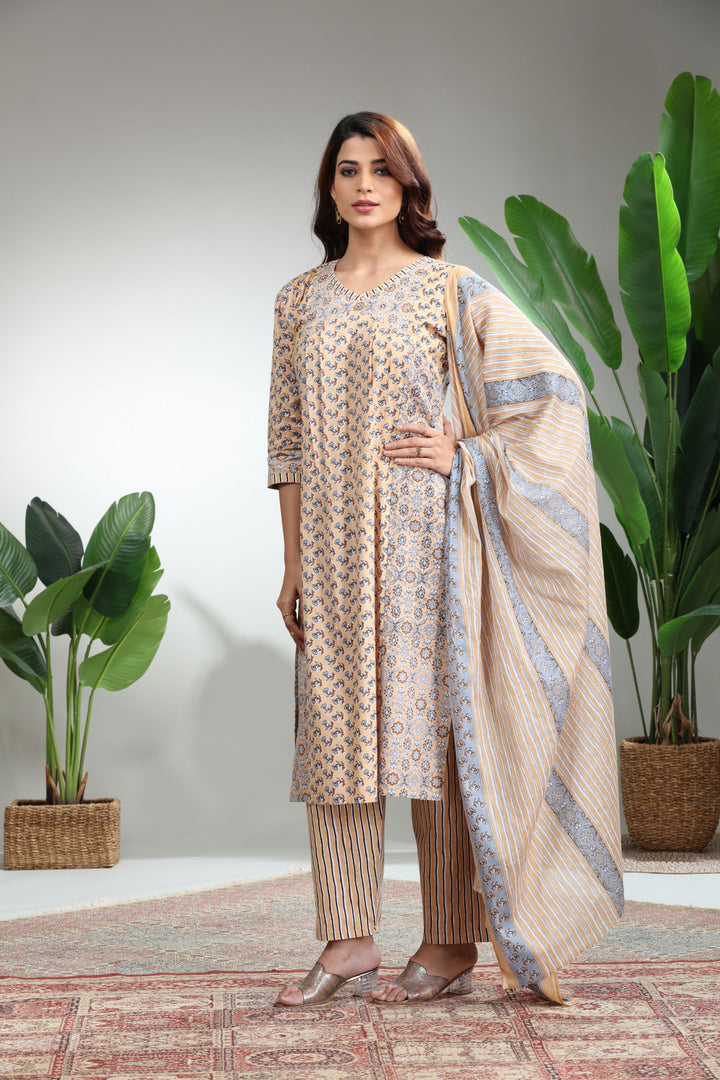 CREAM 3 PIECE SET,GO-842