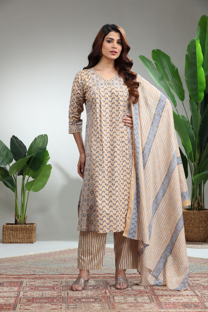 CREAM 3 PIECE SET,GO-842