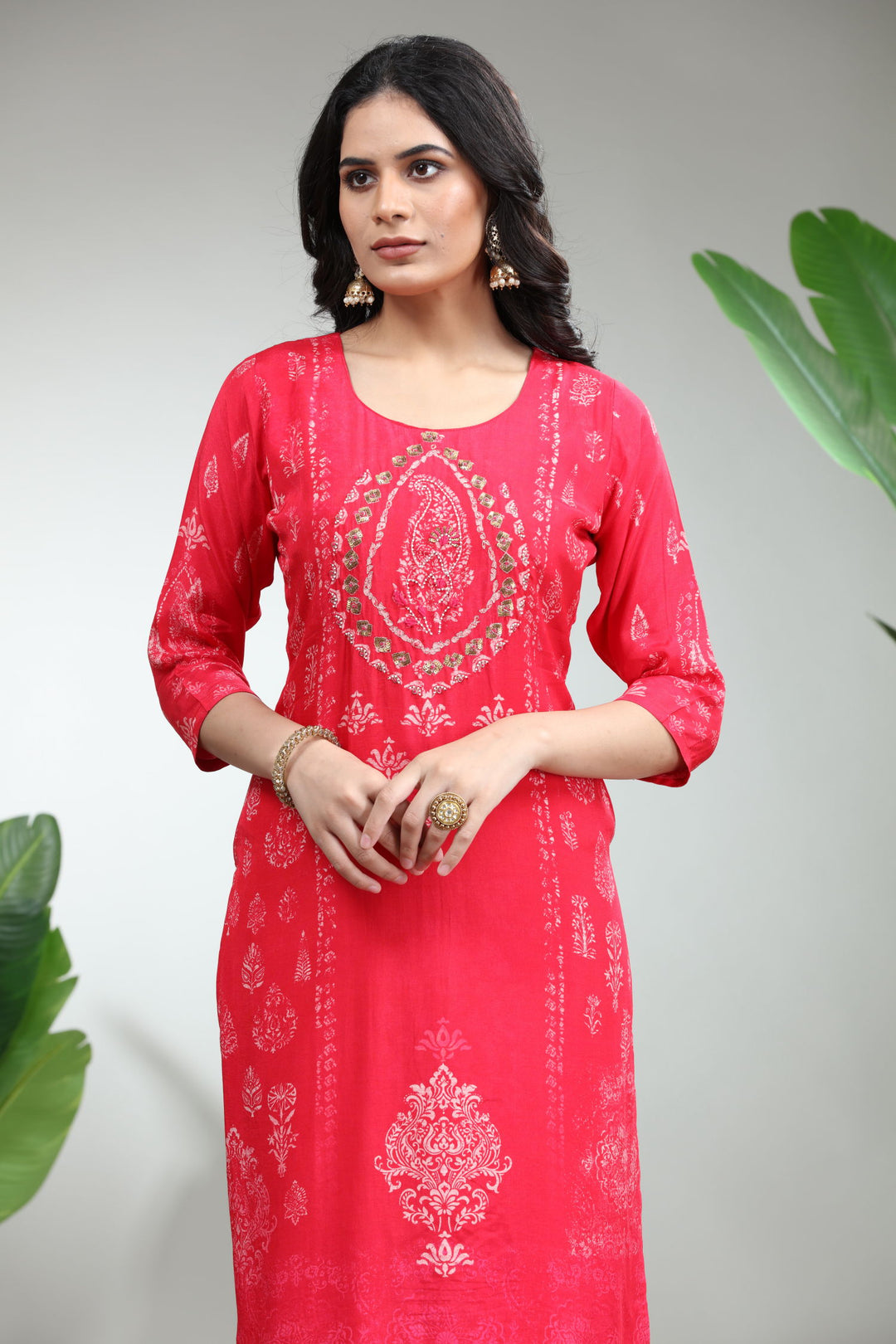 RED KURTI,GO-847