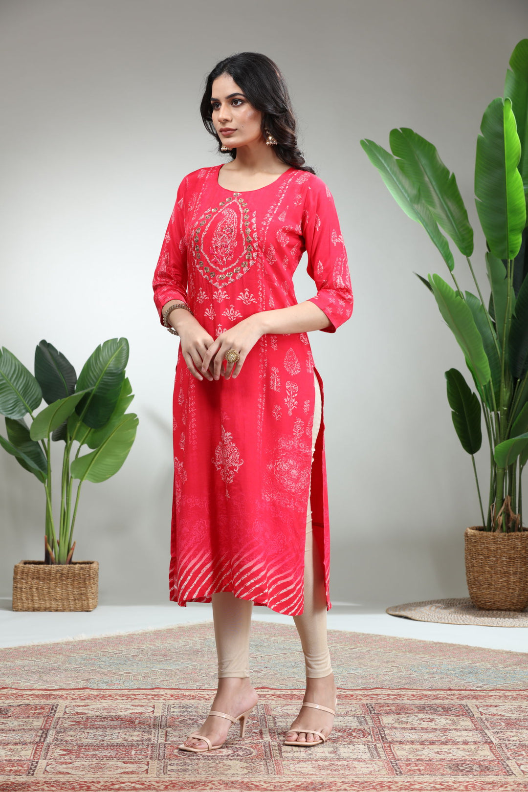 RED KURTI,GO-847