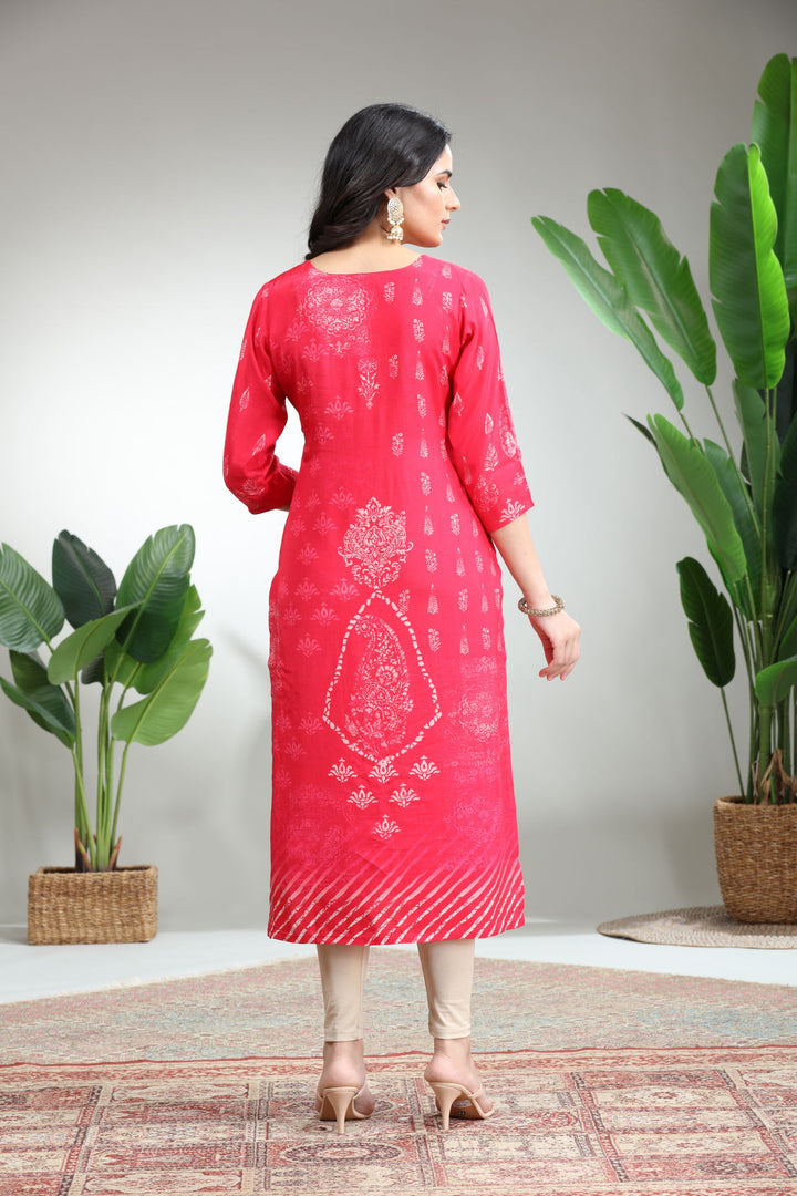 RED KURTI,GO-847