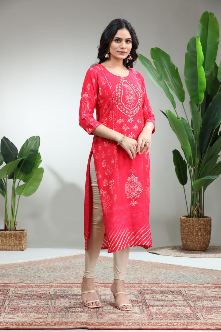 RED KURTI,GO-847